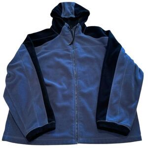 Glacier’s Edge Fleece Hoodie Full Zip Jacket Size Men’s XL